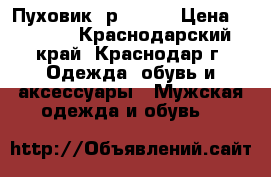 Пуховик  р 52-54 › Цена ­ 2 200 - Краснодарский край, Краснодар г. Одежда, обувь и аксессуары » Мужская одежда и обувь   